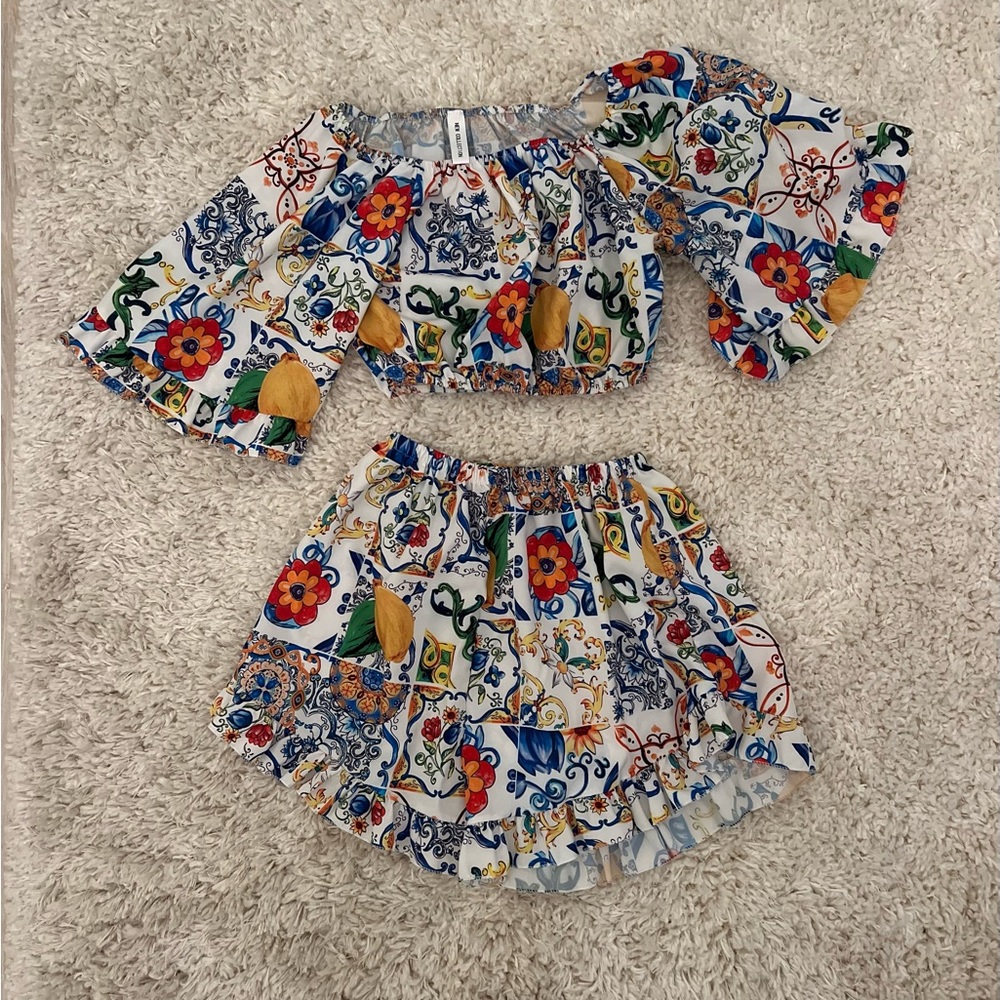 2 piece Amalfi Coast Outfit - Size Small